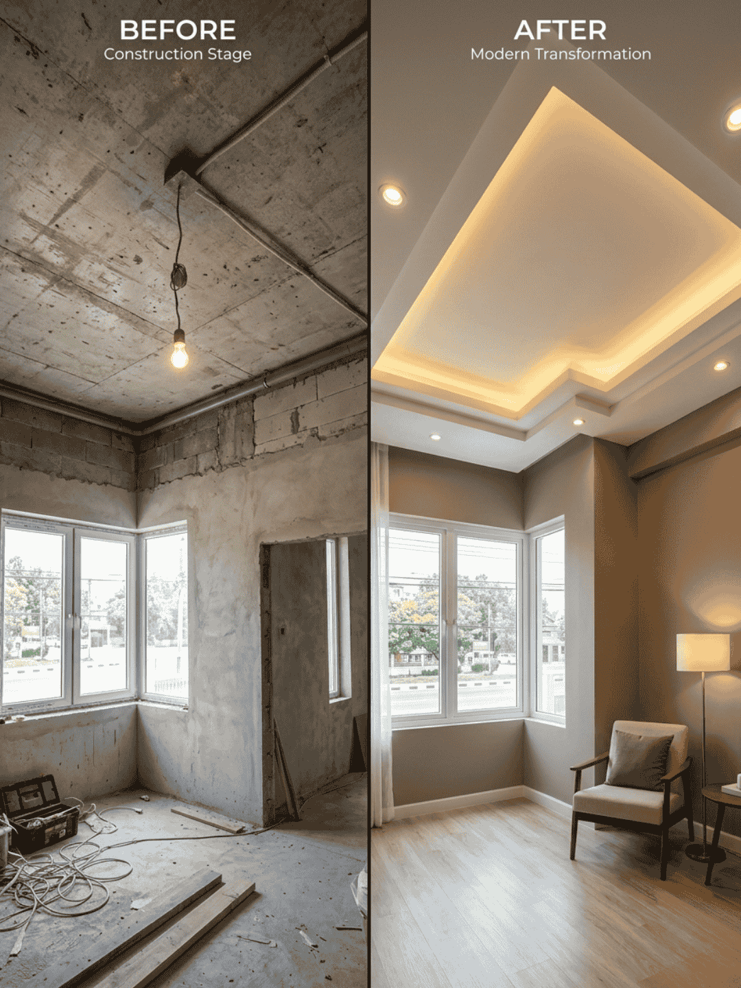 Modern LED False Ceiling Design